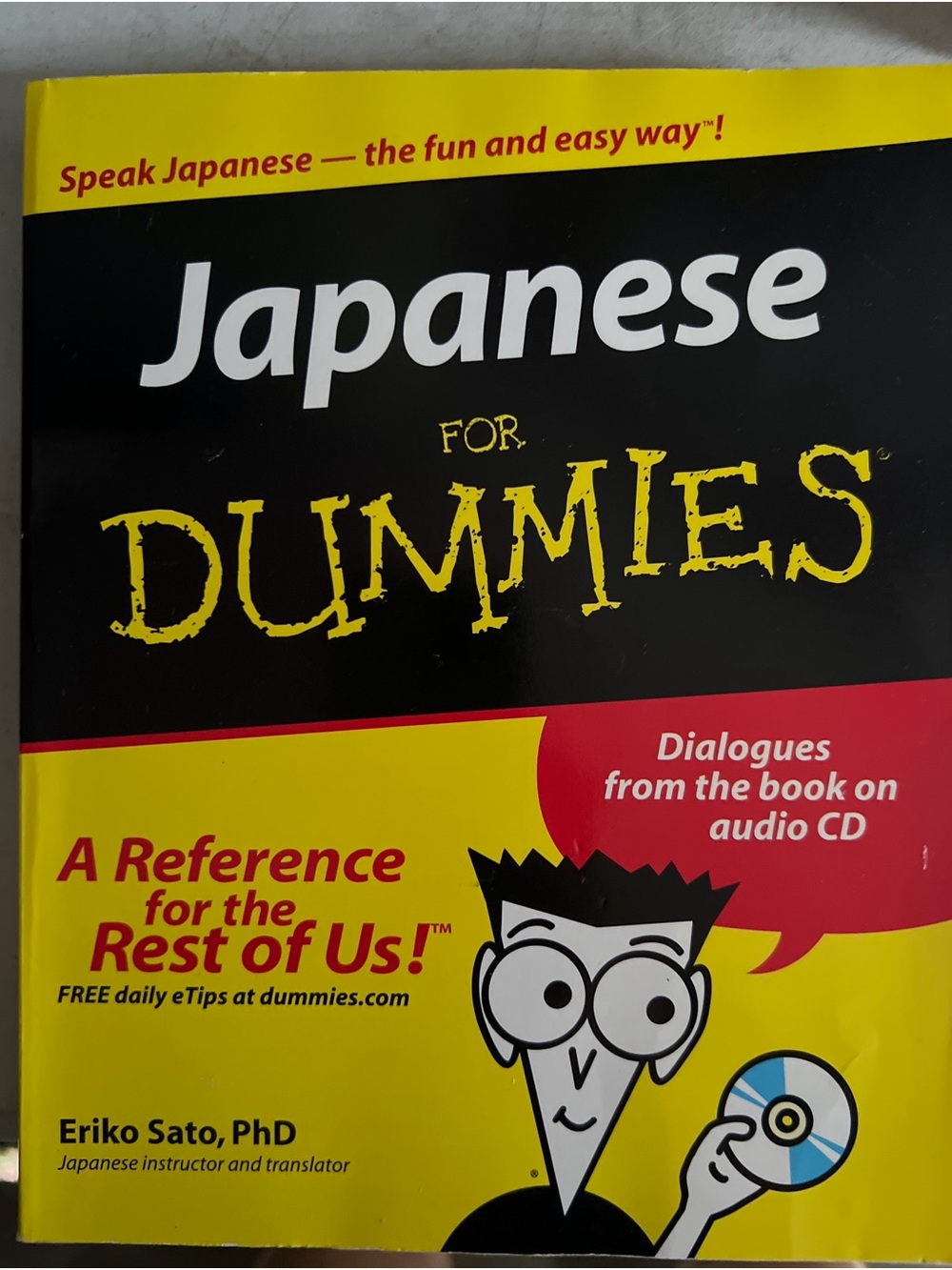 Japanese For Dummies Book w/ Audio CD by Eriko Sato Paperback